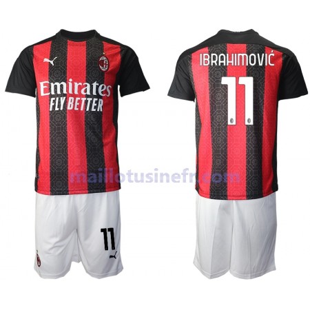 Maillot de Foot AC Milan Zlatan Ibrahimovic 11 Domicile 2020-21 - Enfant Maillot de Foot AC Milan Zlatan Ibrahimovic 11 Domicile 2020-21 - Enfant